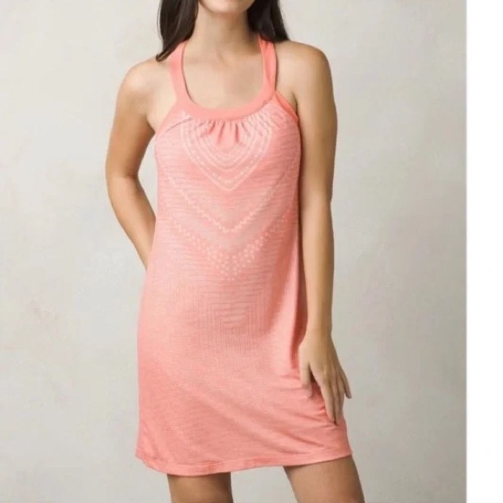 NWT Prana Cantine Dress Peach Synergy size S